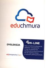 Eduterapeutica lux Dysleksja. Autor: Janiszewska Bożena, Kaczmarek Izabela, Zapadka Andrzej, Ławicka Joanna, Korodzińska-Grabowska Anna. Dadada.pl Okładka książki Eduterapeutica lux Dysleksja