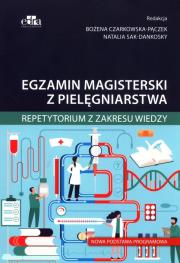 Opakowanie Egzamin magisterski z pielęgniarstwa Repetytorium z zakresu wiedzy Nowa podstawa programowa