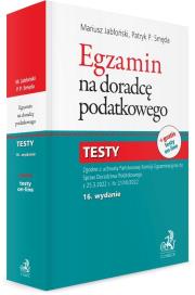 Okładka książki Egzamin na doradcę podatkowego. Testy