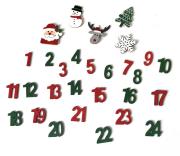 Opakowanie Elementy drewniane do kalendarza adwentowego 29szt