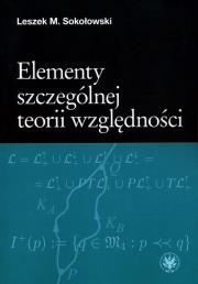 Okładka książki Elementy szczególnej teorii względności