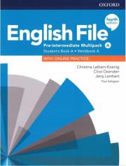 Okładka książki English File 4E Pre-Interm. Multipack A + online