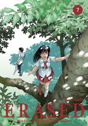 ERASED. Miasto, z którego zniknąłem. Tom 7. Autor: Kei Sanbe. Dadada.pl Okładka książki ERASED. Miasto, z którego zniknąłem. Tom 7