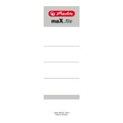 Opakowanie Etykieta na segregator samoprzylepna 8cm 10szt