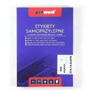 Etykiety samoprzylepne A4/100K 8x105x74mm. Wydawca: PENWORD. Dadada.pl Opakowanie Etykiety samoprzylepne A4/100K 8x105x74mm