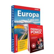 Europa atlas samochodowy 1:800 000 + Pierwsza pomoc - krok po kroku - ilustrowana instrukcja. Autor:   Praca zbiorowa. Dadada.pl Okładka książki Europa atlas samochodowy 1:800 000 + Pierwsza pomoc - krok po kroku - ilustrowana instrukcja