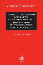 Okładka książki Europeizacja postępowania dowodowego...