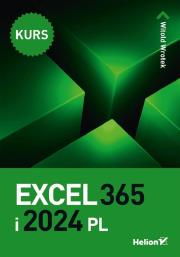 Okładka książki Excel 365 i 2024 PL. Kurs
