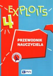 Exploits 4 Język francuski Przewodnik nauczyciela z płytą CD. Autor: Boutegege Regine, Bello Alessandra, Poirey Carole, Supryn-Klepcarz Magdalena. Dadada.pl Okładka książki Exploits 4 Język francuski Przewodnik nauczyciela z płytą CD