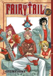 Fairy Tail. Tom 10. Autor: Hiro Mashima. Dadada.pl Okładka książki Fairy Tail. Tom 10
