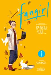 Fangirl. Powieść graficzna. Tom 1. Autor: Rainbow Rowell, Sam Maggs. Dadada.pl Okładka książki Fangirl. Powieść graficzna. Tom 1