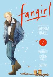 Fangirl. Powieść graficzna. Tom 2. Autor: Rainbow Rowell, Sam Maggs. Dadada.pl Okładka książki Fangirl. Powieść graficzna. Tom 2