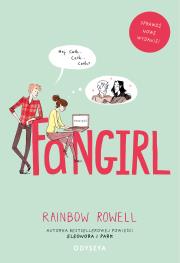 Fangirl. Autor: Rainbow Rowell. Dadada.pl Okładka książki Fangirl