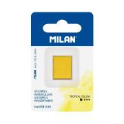 Opakowanie Farba akwarelowa w kostce tropikalny żółty MILAN