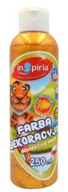 Opakowanie Farba dekoracyjna metaliczna złota 250ml