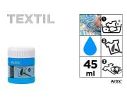 Opakowanie Farba do tkanin błękitna 45ml (6szt)