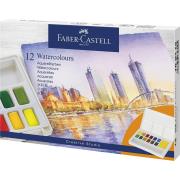 Farby akwarelowe Creative Studio 12 kolorów. Wydawca: Faber Castell. Dadada.pl Opakowanie Farby akwarelowe Creative Studio 12 kolorów