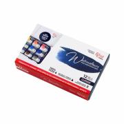 Farby akwarelowe w kostkach Classic 12 kolorów. Wydawca: Rosa. Dadada.pl Opakowanie Farby akwarelowe w kostkach Classic 12 kolorów