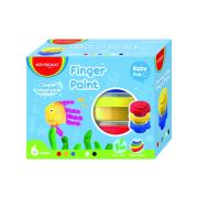 Opakowanie Farby do malowania palcami 100ml 6 kolorów