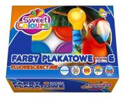 Opakowanie Farby plakatowe 6 kol.20ml.Fluo Otocki