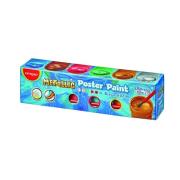 Farby plakatowe metalic 22ml + pędzel 6 kolorów. Wydawca: Keyroad. Dadada.pl Opakowanie Farby plakatowe metalic 22ml + pędzel 6 kolorów