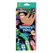 Opakowanie Farby tempera w tubie Colorino wildkid 12 ml. 12 kolorów