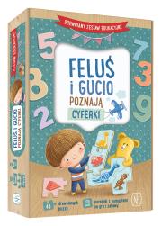 Okładka książki Feluś i Gucio poznają cyferki