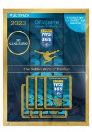 FIFA 365 2023 Multipack 5 saszetek + 1 saszetka gratis. Wydawca: Panini. Dadada.pl Opakowanie FIFA 365 2023 Multipack 5 saszetek + 1 saszetka gratis