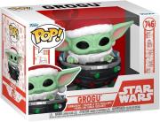Opakowanie Figurka Star Wars Mandalorian Grogu Holiday Pram Funko Pop