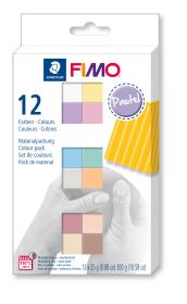 Fimo Soft 12x25g kolory Pastel. Wydawca: STAEDTLER. Dadada.pl Opakowanie Fimo Soft 12x25g kolory Pastel