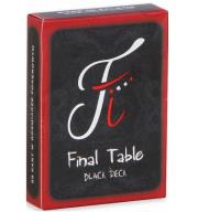 Opakowanie Final Table  - czarna talia kart