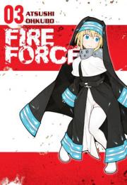 Fire Force 03 + karta. Autor: Atsushi Ohkubo. Dadada.pl Okładka książki Fire Force 03 + karta