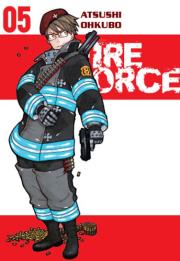 Fire Force 05 + karta. Autor: Atsushi Ohkubo. Dadada.pl Okładka książki Fire Force 05 + karta