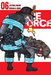Fire Force 06 + karta. Autor: Atsushi Ohkubo. Dadada.pl Okładka książki Fire Force 06 + karta