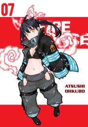 Fire Force 07 + karta. Autor: Atsushi Ohkubo. Dadada.pl Okładka książki Fire Force 07 + karta