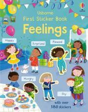 First Sticker Book Feelings. Autor: Bathie Holly. Dadada.pl Okładka książki First Sticker Book Feelings