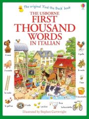 First Thousand Words in Italian. Wydawca: Usborne. Dadada.pl Opakowanie First Thousand Words in Italian