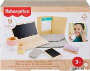 Fisher Price Drewniany zestaw do telepracy. Wydawca: Fisher- Price. Dadada.pl Opakowanie Fisher Price Drewniany zestaw do telepracy