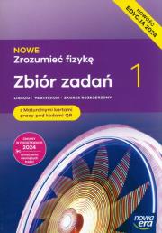Fizyka LO 1 Nowe Zrozumieć fizykę Zbiór ZR 2024. Autor: Wójtowicz Elżbieta, Teresa Stolecka, Mendel Bogda. Dadada.pl Okładka książki Fizyka LO 1 Nowe Zrozumieć fizykę Zbiór ZR 2024