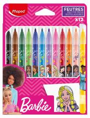 Flamastry Barbie 12szt MAPED. Wydawca: Maped. Dadada.pl Opakowanie Flamastry Barbie 12szt MAPED