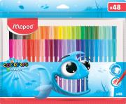 Flamastry Color Peps Ocean 48szt. MAPED. Wydawca: Maped. Dadada.pl Opakowanie Flamastry Color Peps Ocean 48szt. MAPED