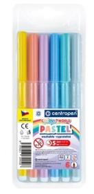 Opakowanie Flamastry Colour World Pastel 7550 6 kolorów