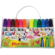 Flamastry Giraffe 12 kolorów. Wydawca: Centrum. Dadada.pl Opakowanie Flamastry Giraffe 12 kolorów