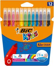 Flamastry Kids Couleur 12 kolorów BIC. Wydawca: Bic. Dadada.pl Opakowanie Flamastry Kids Couleur 12 kolorów BIC