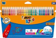 Flamastry Kids Couleur 24 kolory BIC. Wydawca: Bic. Dadada.pl Opakowanie Flamastry Kids Couleur 24 kolory BIC