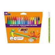 Flamastry Kids Couleur 36szt BIC. Wydawca: Bic. Dadada.pl Opakowanie Flamastry Kids Couleur 36szt BIC