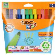 Flamastry Kids Visacolor XL 12 kolorów BIC. Wydawca: Bic. Dadada.pl Opakowanie Flamastry Kids Visacolor XL 12 kolorów BIC