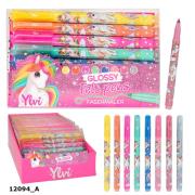 Opakowanie Flamastry metaliczne Jednorożec Ylvi 8 kolorów 12094A