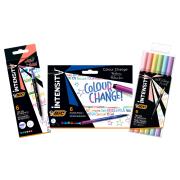 Flamastry zestaw BIC Intensity Bundle Color Change+Intensity High+Pastel Dual Tip 18 sztuk. Wydawca: Bic. Dadada.pl Opakowanie Flamastry zestaw BIC Intensity Bundle Color Change+Intensity High+Pastel Dual Tip 18 sztuk