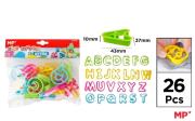 Opakowanie Foremki do plasteliny alfabet 26szt